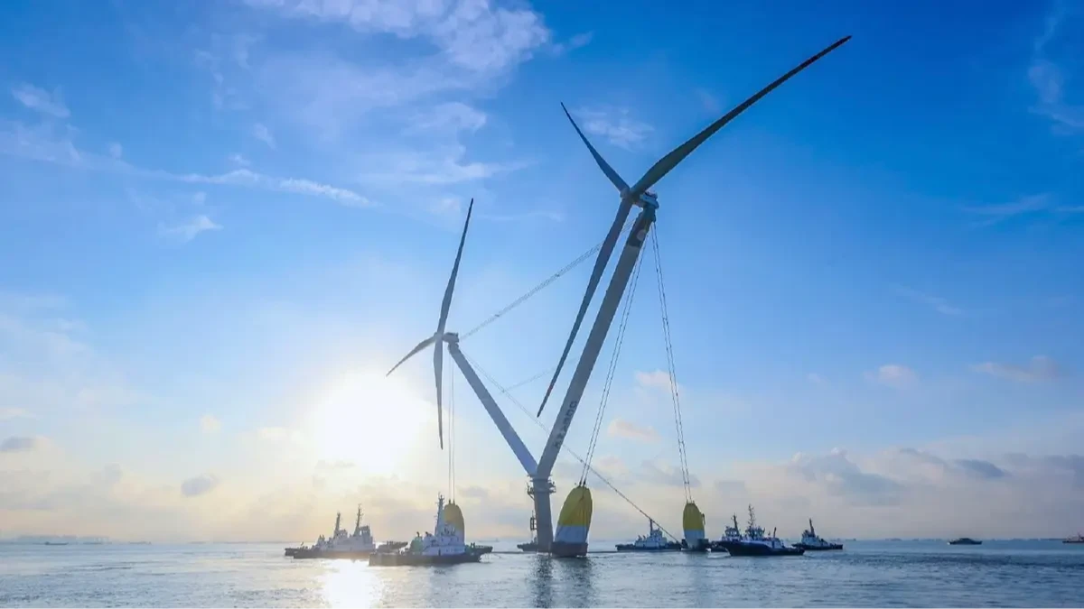 Çin’den enerjide dünya rekoru: 50 MW’lık yüzen rüzgar türbini geliyor Çin’den enerjide dünya rekoru: 50 MW’lık yüzen rüzgar türbini geliyor