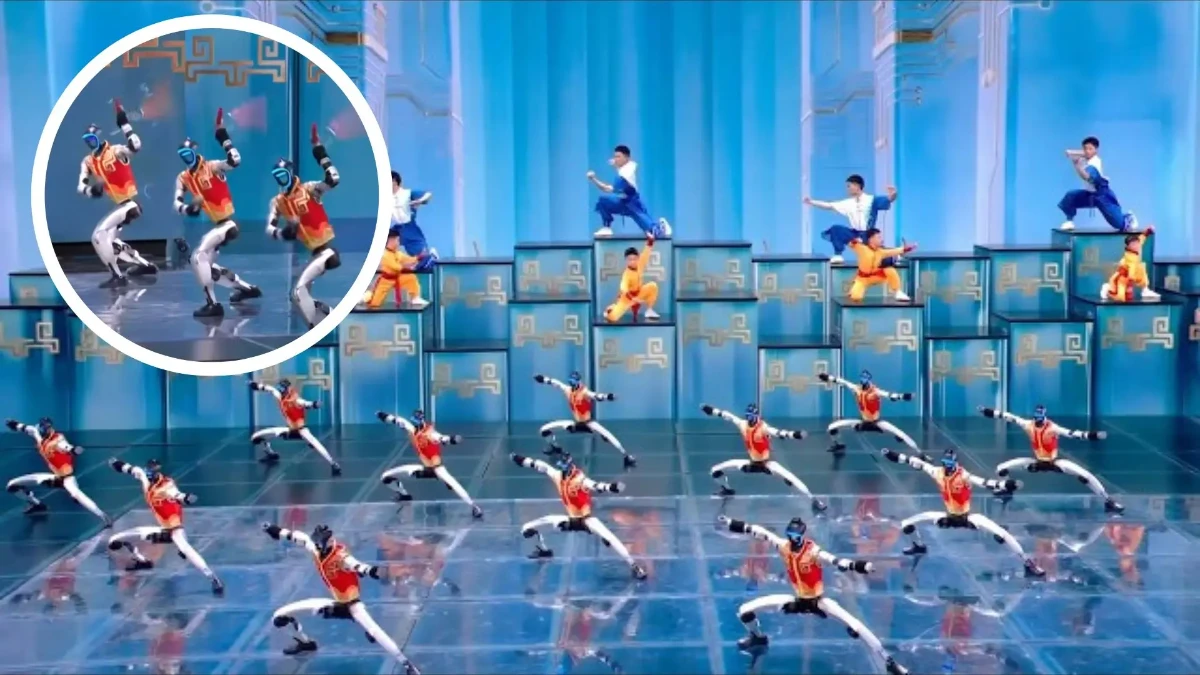 Çin’in teknolojik gövde gösterisi: İnsansi robotlar kung fu yaptı Çin’in teknolojik gövde gösterisi: İnsansi robotlar kung fu yaptı