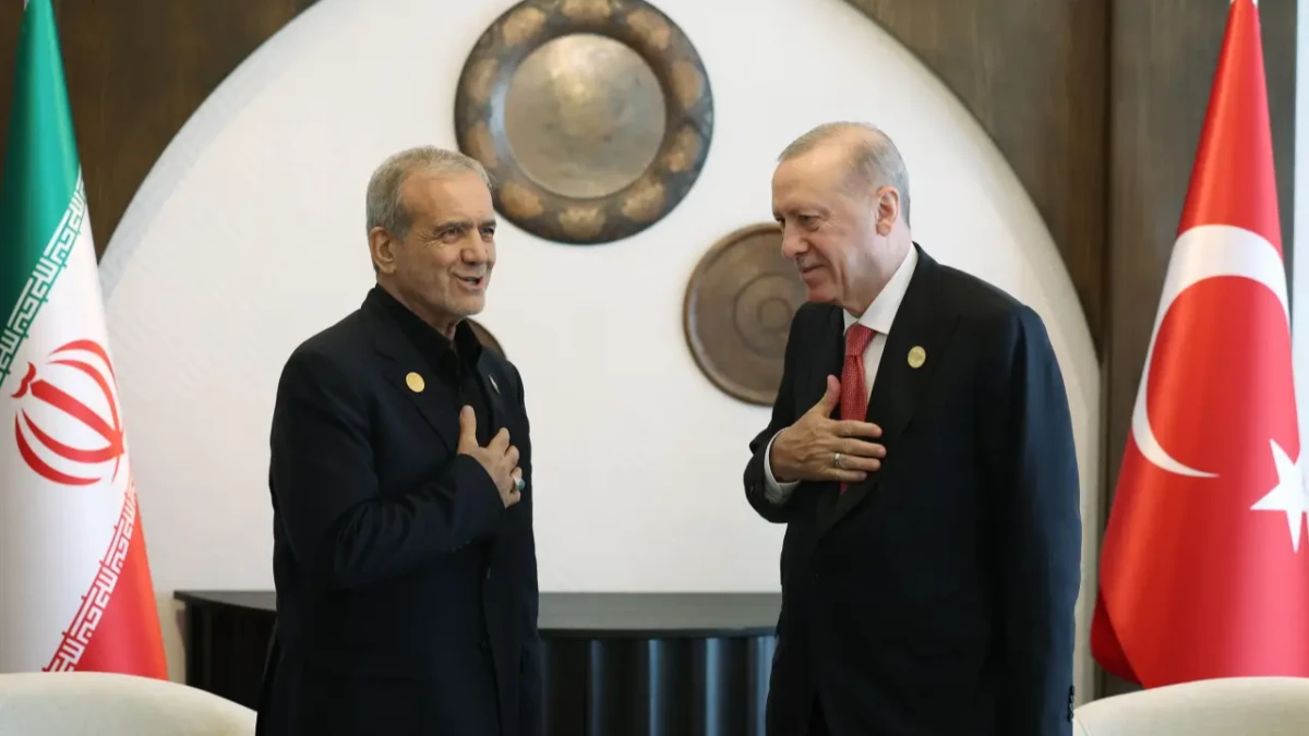 Cumhurbaşkanı Erdoğan, İran Cumhurbaşkanı Pezeşkiyan ile görüştü