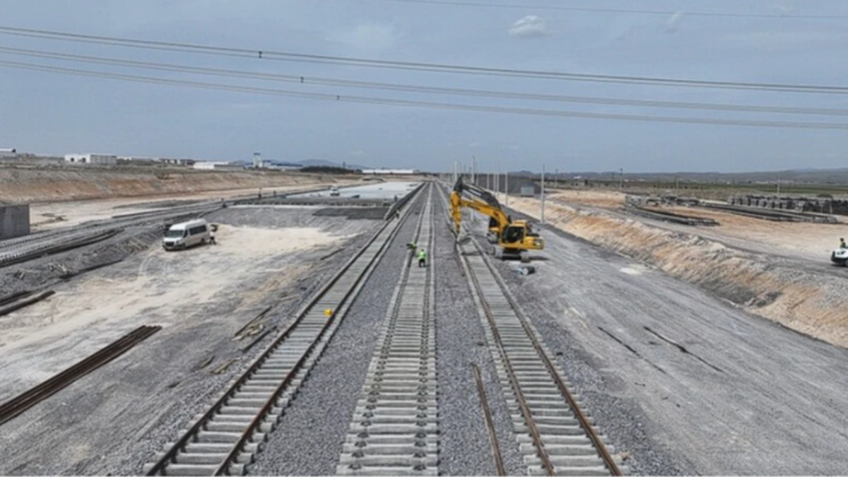 Demiryolu Lojistik Merkezi Projesi çalışmasının yüzde 70'i tamamlandı Demiryolu Lojistik Merkezi Projesi çalışmasının yüzde 70'i tamamlandı