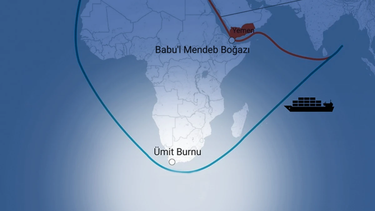 Deniz ticaretinde rota değişimi: Güney Afrika limanları altyapı sınavında Deniz ticaretinde rota değişimi: Güney Afrika limanları altyapı sınavında