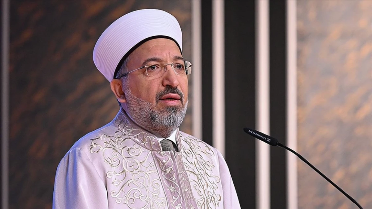 Diyanet İşleri Başkanı’ndan Kadir Gecesi mesajı geldi Diyanet İşleri Başkanı’ndan Kadir Gecesi mesajı geldi