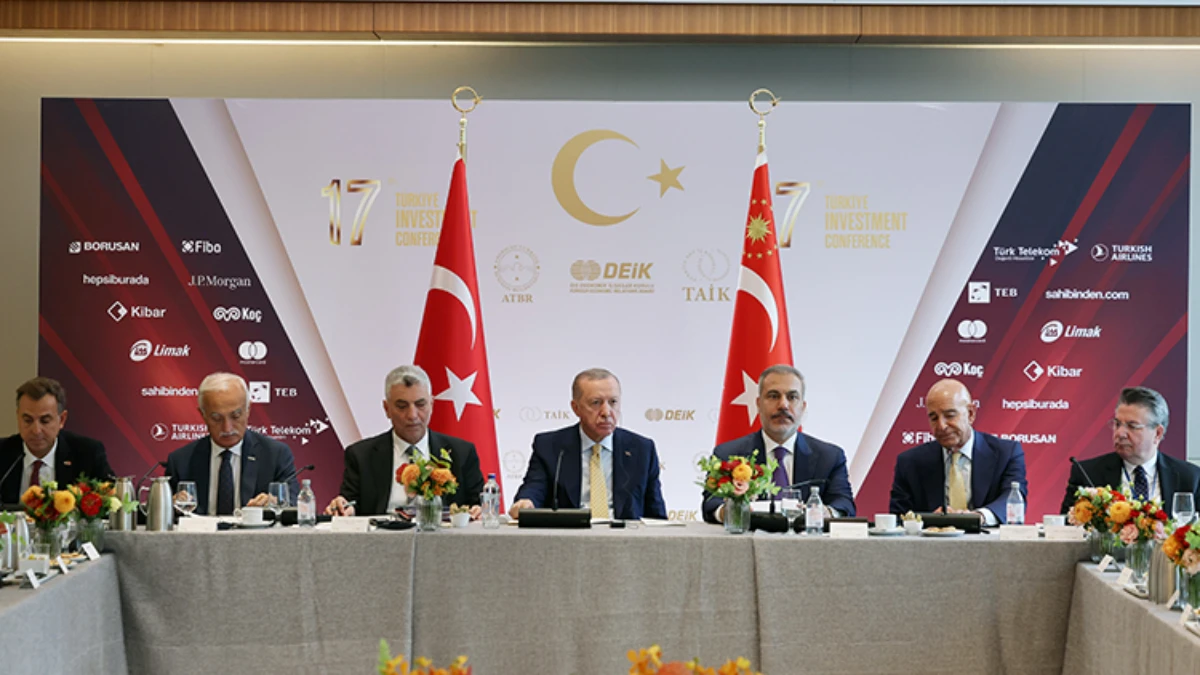 Erdoğan'dan ABD'li yatırımcılara davet: Hedef 100 milyar dolarlık ticaret hacmi Erdoğan'dan ABD'li yatırımcılara davet: Hedef 100 milyar dolarlık ticaret hacmi