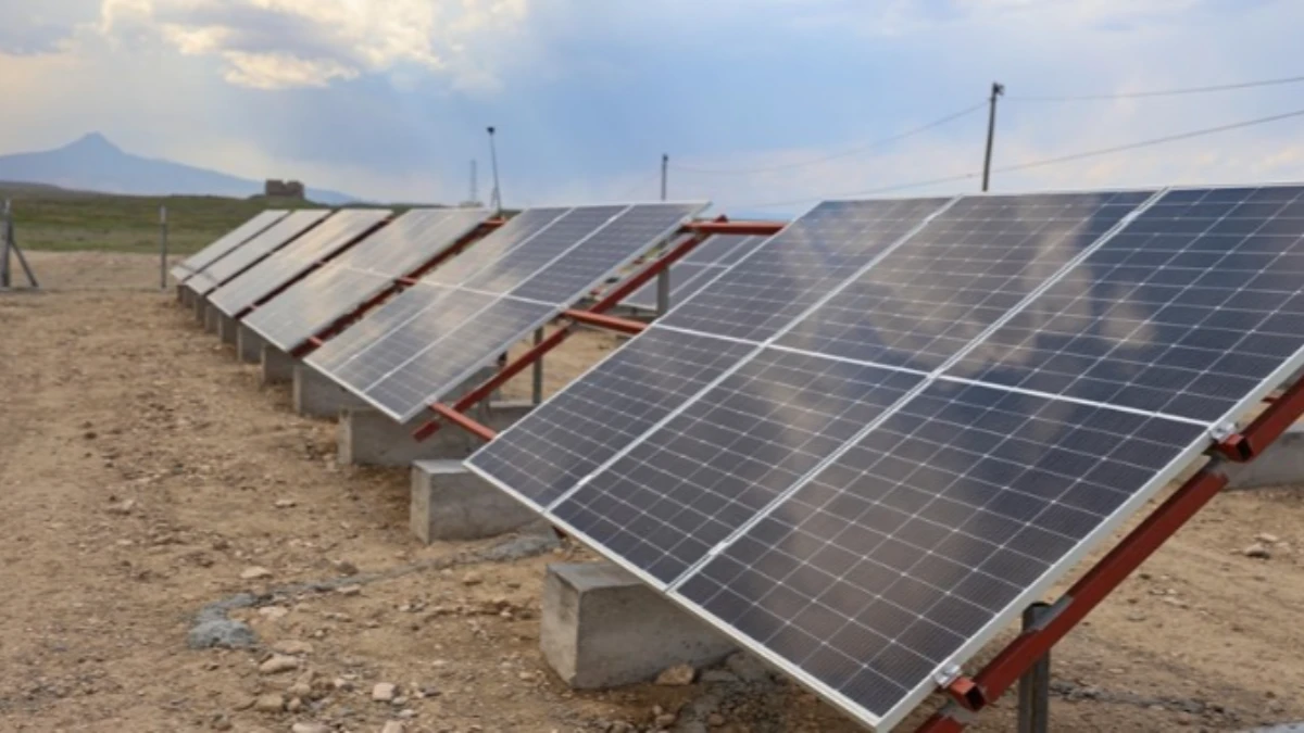 GES ile asfalt tesisinin elektrik ihtiyacı karşılanıyor