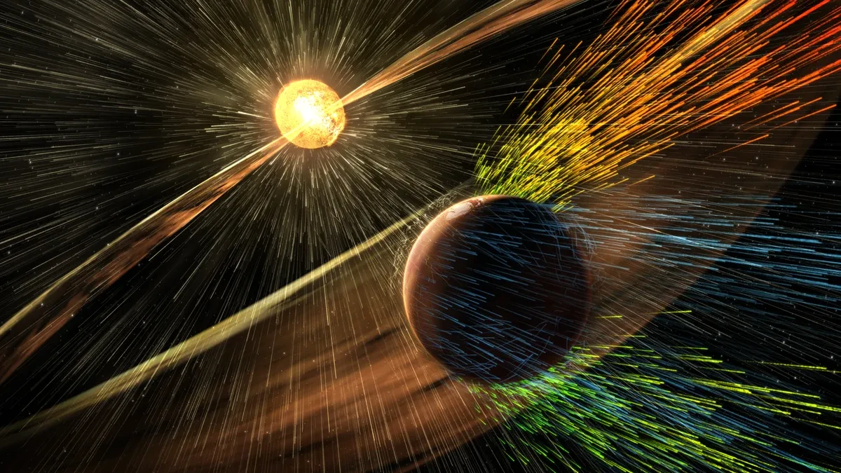 Güneş süper fırtınası Mars atmosferini altüst etti: Uydular yakaladı Güneş süper fırtınası Mars atmosferini altüst etti: Uydular yakaladı