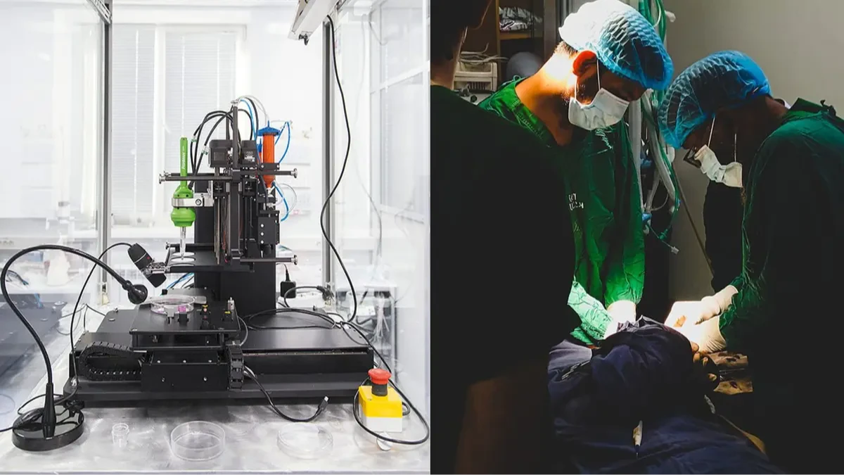 Hasarlı ses tellerine çözüm: Dünyanın en küçük 3D biyoyazdırma robotu Hasarlı ses tellerine çözüm: Dünyanın en küçük 3D biyoyazdırma robotu