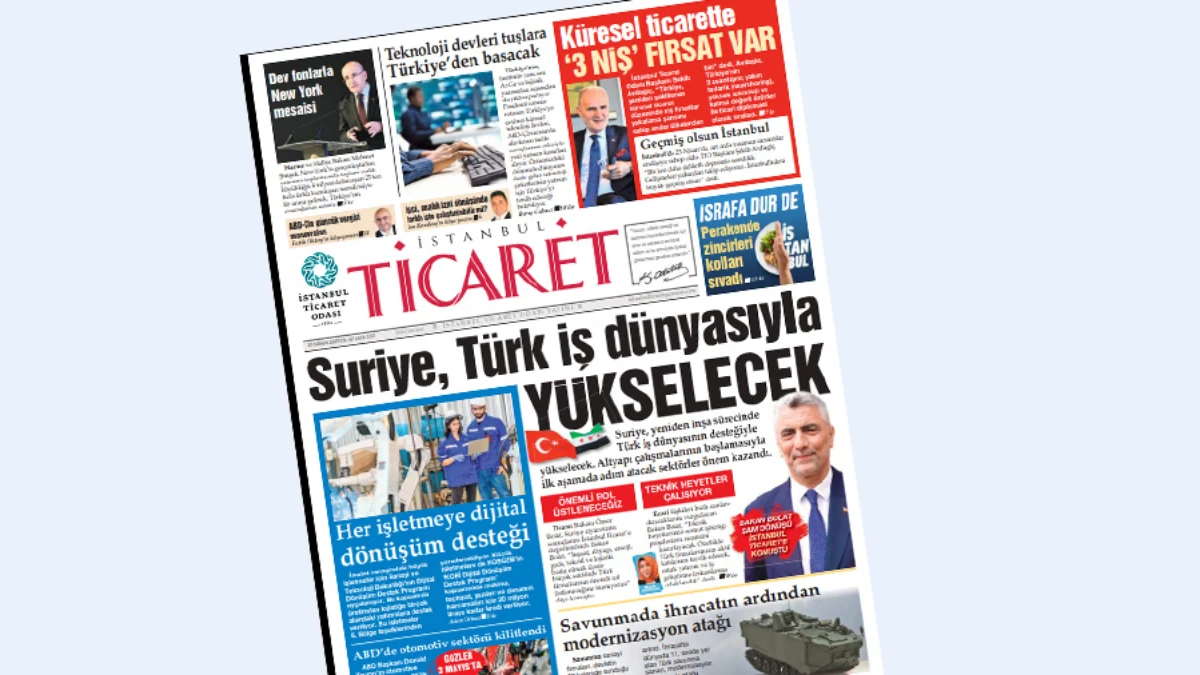 İstanbul Ticaret Gazetesi'nin 3357.sayısı yayımlandı! İstanbul Ticaret Gazetesi'nin 3357.sayısı yayımlandı!