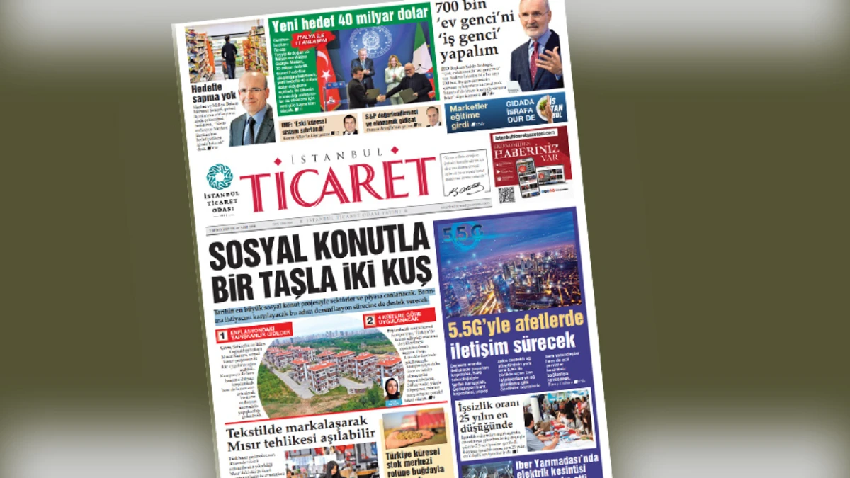İstanbul Ticaret Gazetesi'nin 3358.sayısı yayımlandı! İstanbul Ticaret Gazetesi'nin 3358.sayısı yayımlandı!