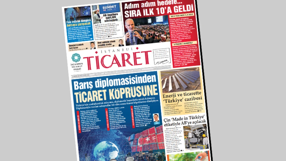 İstanbul Ticaret Gazetesi'nin 3361.sayısı yayımlandı! İstanbul Ticaret Gazetesi'nin 3361.sayısı yayımlandı!