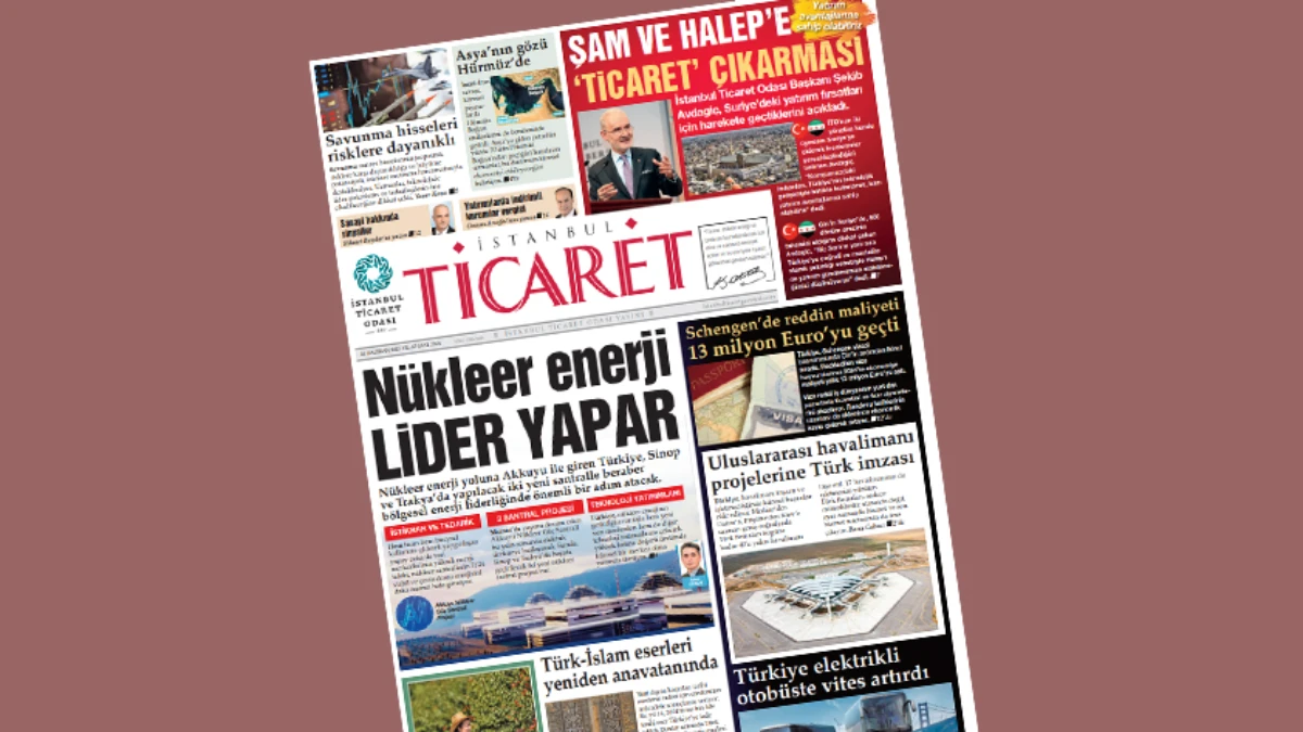 İstanbul Ticaret Gazetesi'nin 3364. sayısı yayımlandı!