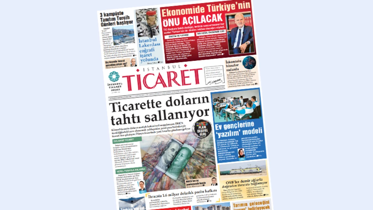 İstanbul Ticaret Gazetesi'nin 3368. sayısı yayımlandı! İstanbul Ticaret Gazetesi'nin 3368. sayısı yayımlandı!