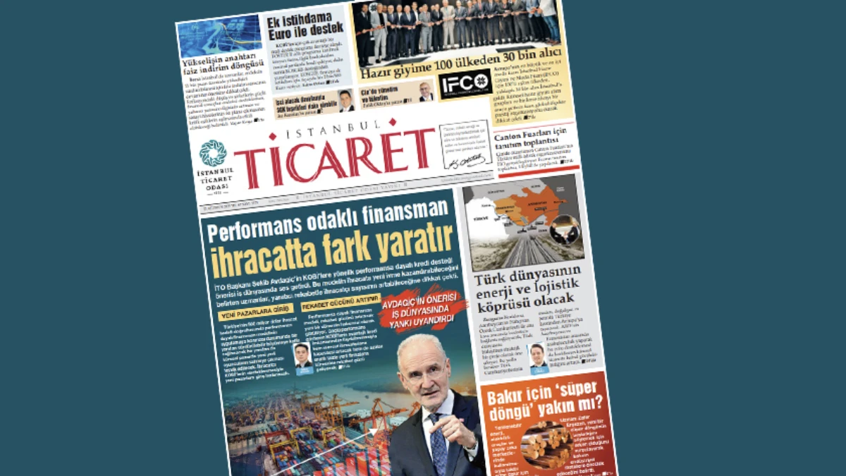 İstanbul Ticaret Gazetesi'nin 3373. sayısı yayımlandı! İstanbul Ticaret Gazetesi'nin 3373. sayısı yayımlandı!