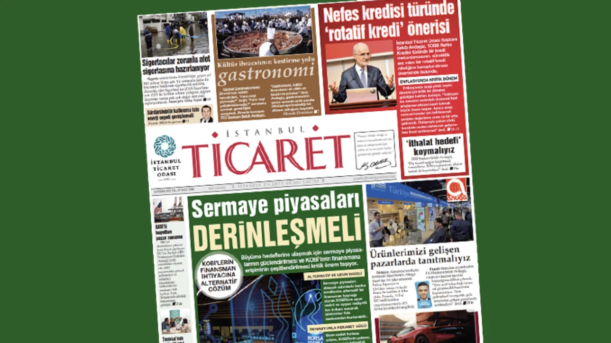 İstanbul Ticaret Gazetesi'nin 3380. sayısı yayımlandı! İstanbul Ticaret Gazetesi'nin 3380. sayısı yayımlandı!
