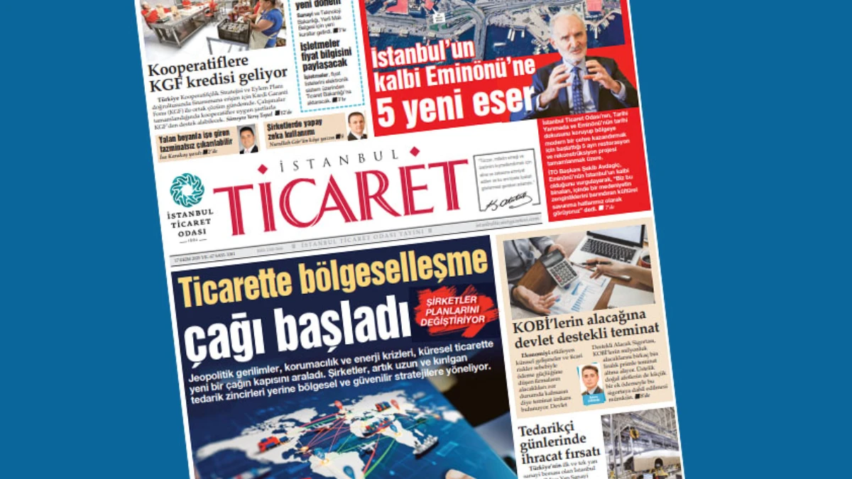 İstanbul Ticaret Gazetesi'nin 3381. sayısı yayımlandı! İstanbul Ticaret Gazetesi'nin 3381. sayısı yayımlandı!