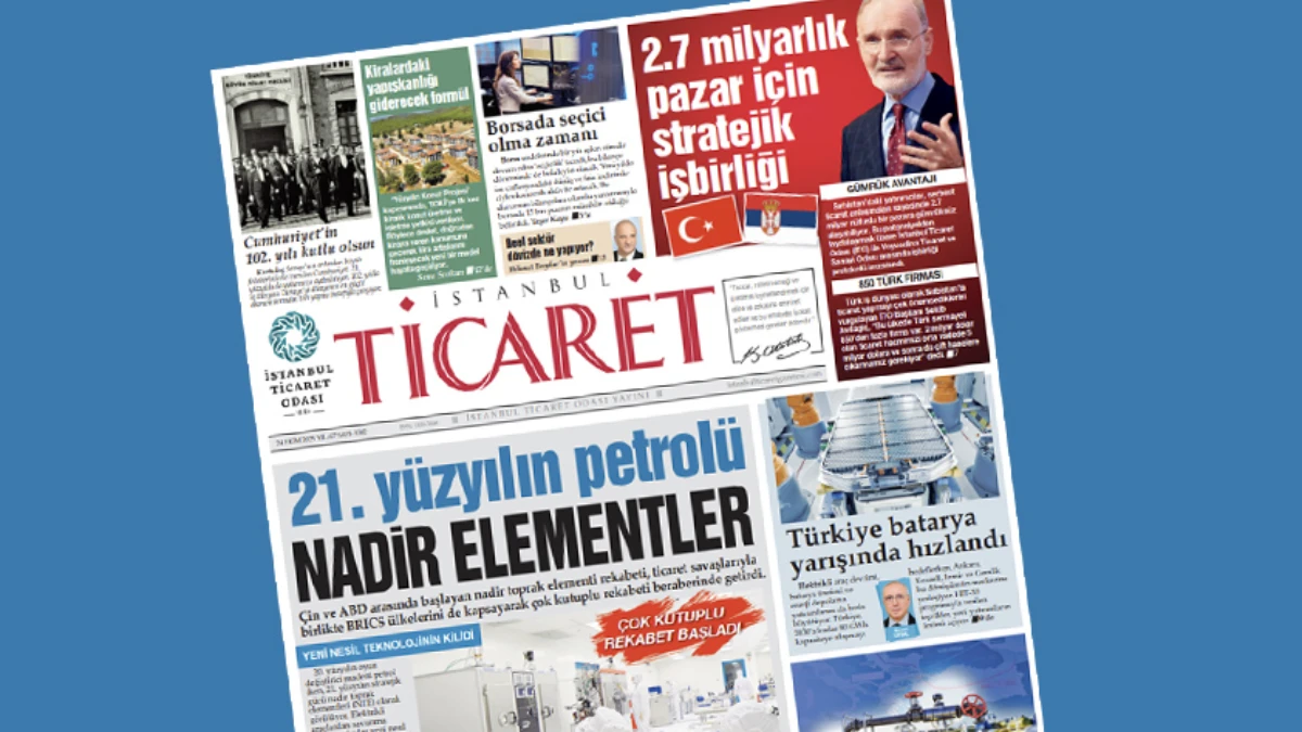 İstanbul Ticaret Gazetesi'nin 3382. sayısı yayımlandı! İstanbul Ticaret Gazetesi'nin 3382. sayısı yayımlandı!