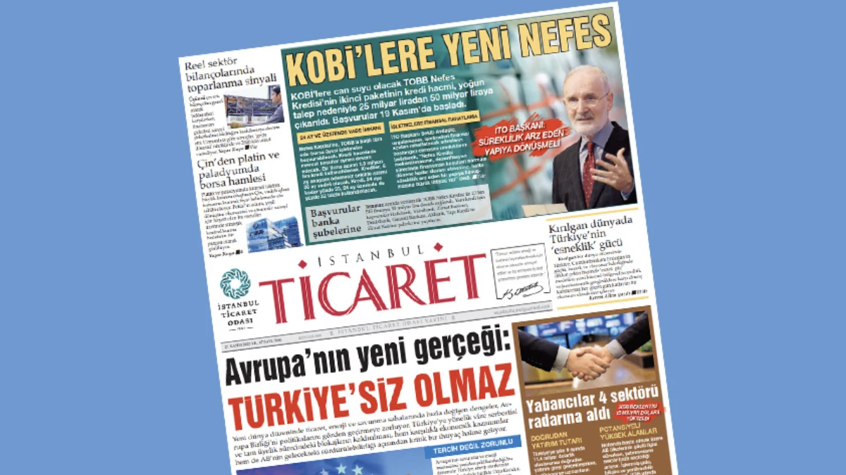 İstanbul Ticaret Gazetesi'nin 3386. sayısı yayımlandı! İstanbul Ticaret Gazetesi'nin 3386. sayısı yayımlandı!