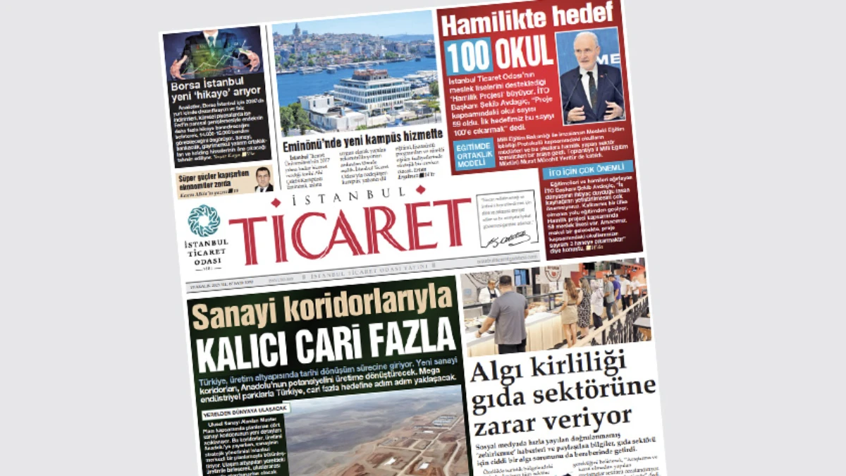 İstanbul Ticaret Gazetesi'nin 3390. sayısı yayımlandı! İstanbul Ticaret Gazetesi'nin 3390. sayısı yayımlandı!