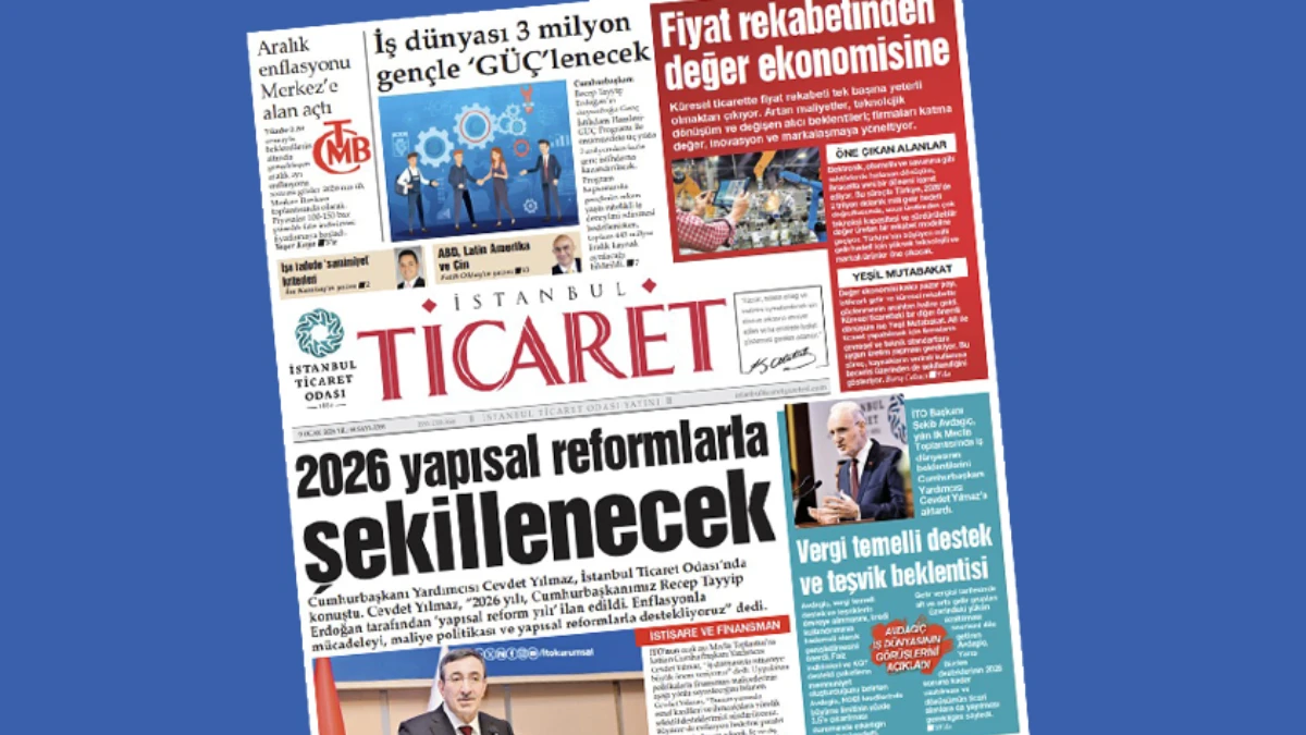 İstanbul Ticaret Gazetesi'nin 3393. sayısı yayımlandı! İstanbul Ticaret Gazetesi'nin 3393. sayısı yayımlandı!