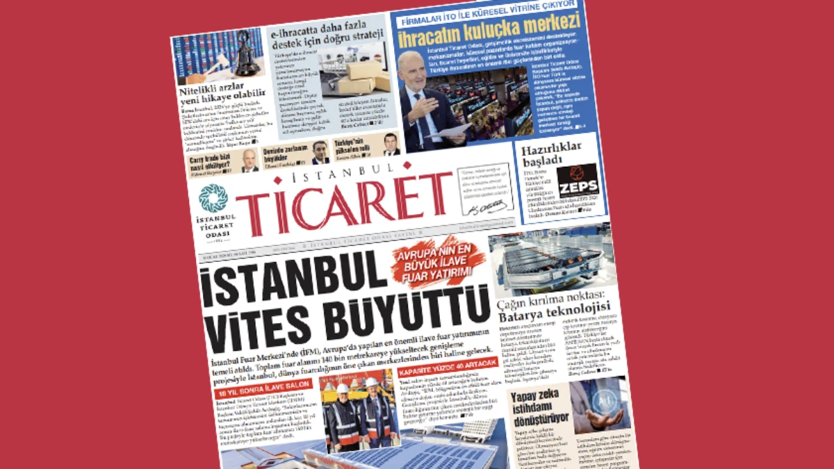 İstanbul Ticaret Gazetesi'nin 3396. sayısı yayımlandı! İstanbul Ticaret Gazetesi'nin 3396. sayısı yayımlandı!
