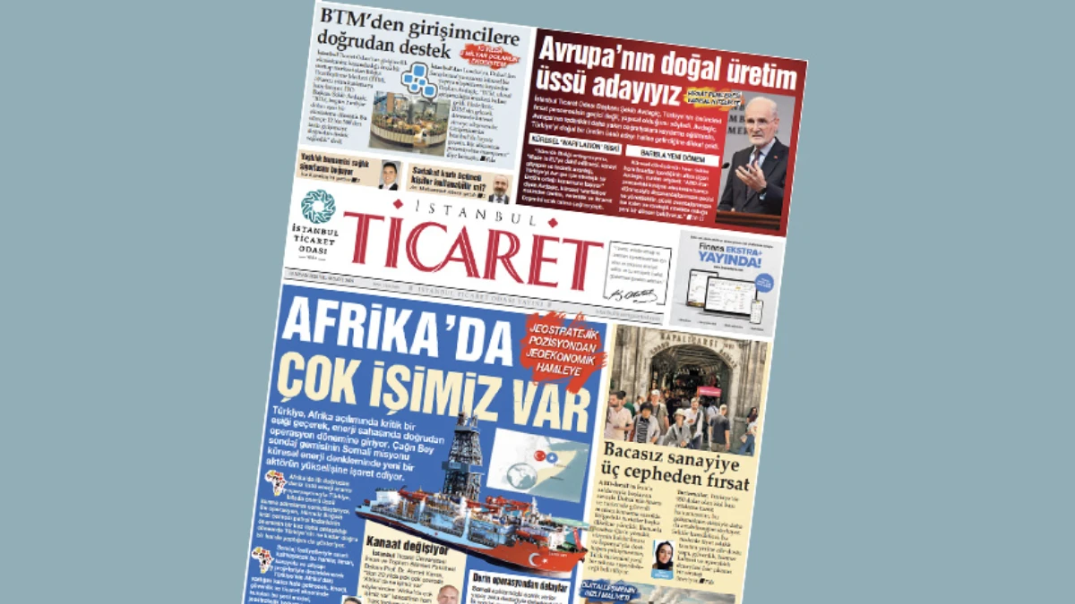 İstanbul Ticaret Gazetesi'nin 3405. sayısı yayımlandı! İstanbul Ticaret Gazetesi'nin 3405. sayısı yayımlandı!