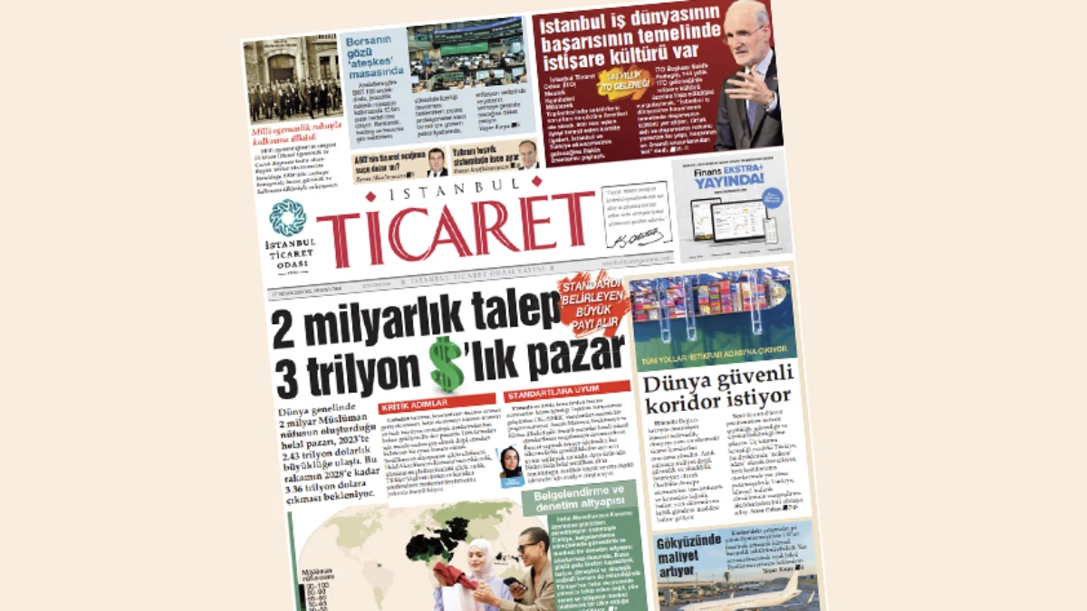 İstanbul Ticaret Gazetesi'nin 3406. sayısı yayımlandı! İstanbul Ticaret Gazetesi'nin 3406. sayısı yayımlandı!