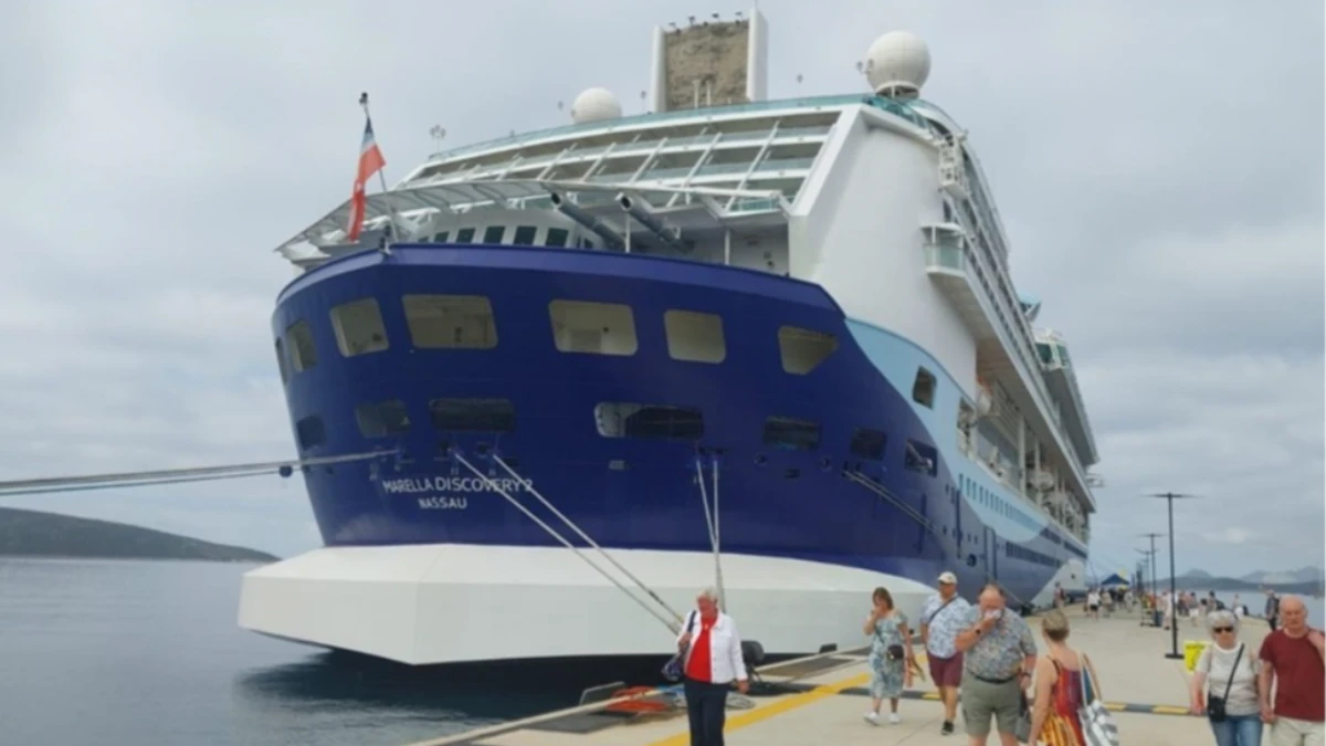 Marella Discovery 2, Bodrum'a demir attı: 1789 turist getirdi Marella Discovery 2, Bodrum'a demir attı: 1789 turist getirdi