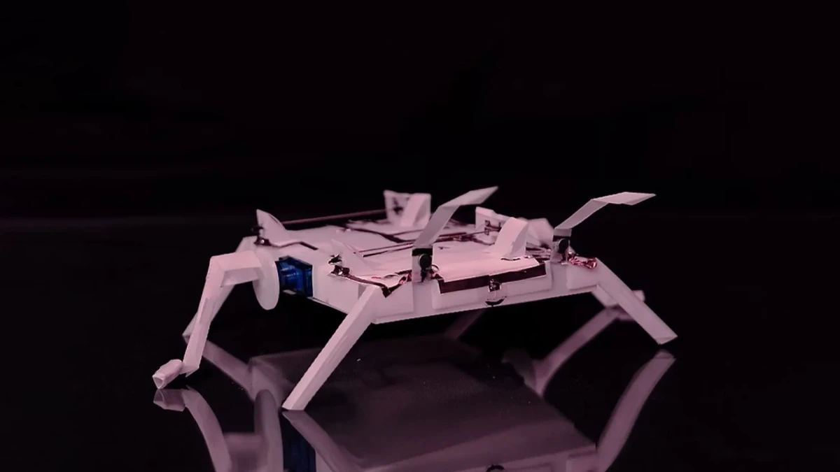 Mekanik zeka devrimi: Çipsiz ve pilsiz robot sadece ışıkla hareket ediyor