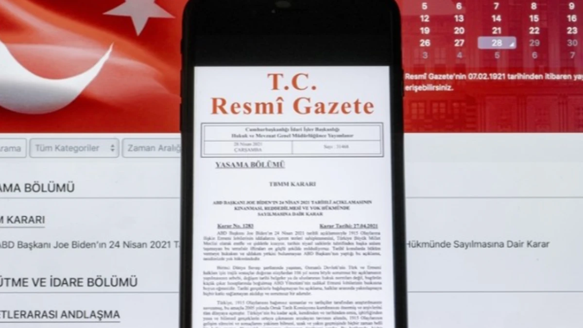 Milletlerarası anlaşmalar onaylandı! Resmi Gazete'de yayımlandı
