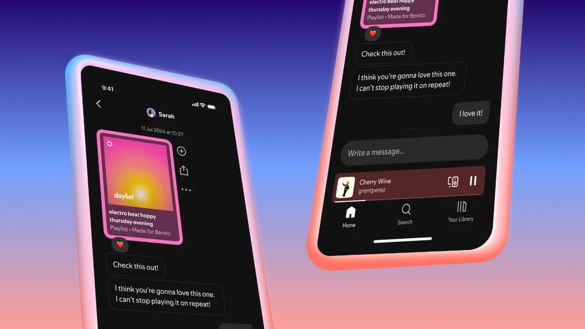 Müzikte sosyal ağ: Spotify’da kullanıcılar arası mesajlaşma Müzikte sosyal ağ: Spotify’da kullanıcılar arası mesajlaşma