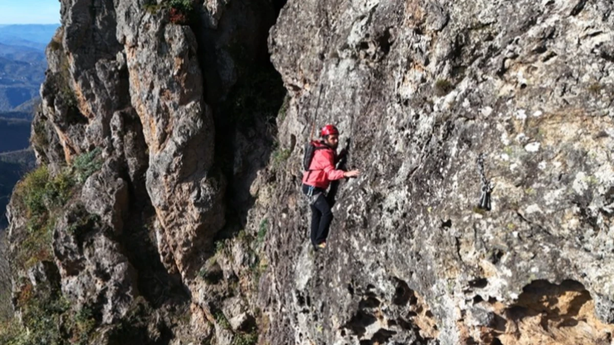 Ordu’da Yoroz Kent Ormanı, dağcıların yeni rotası oldu Ordu’da Yoroz Kent Ormanı, dağcıların yeni rotası oldu