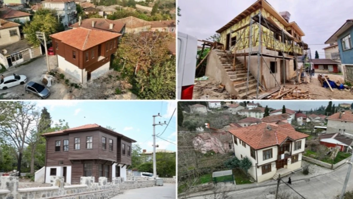 Osmanlı mirası Tavşancıl Evleri restore ediliyor Osmanlı mirası Tavşancıl Evleri restore ediliyor