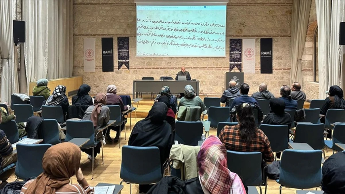 Paleografya Atölyeleri Rami Kütüphanesi'nde başladı Paleografya Atölyeleri Rami Kütüphanesi'nde başladı