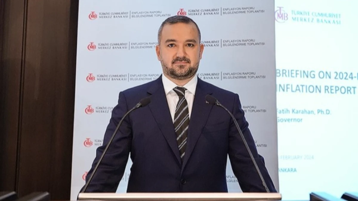 SON DAKİKA: TCMB Başkanı Fatih Karahan: Enflasyonun ana eğilimi geriledi SON DAKİKA: TCMB Başkanı Fatih Karahan: Enflasyonun ana eğilimi geriledi