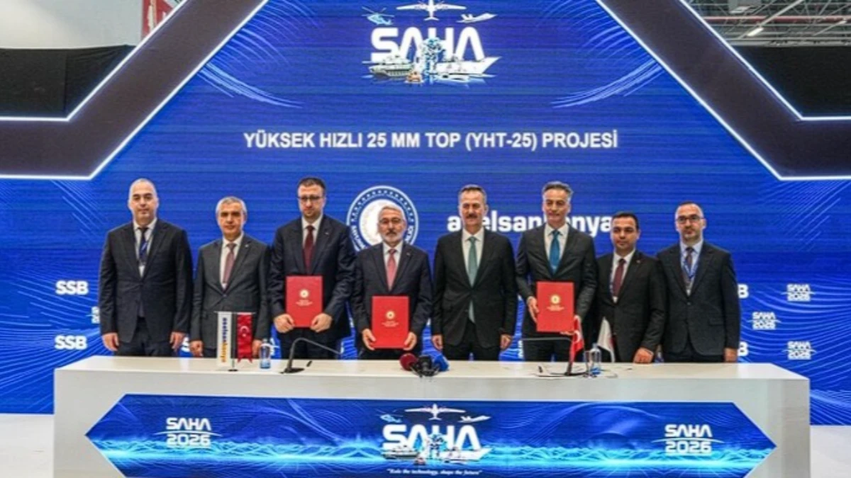 SSB ile ASELSAN Konya arasında YHT-25 sözleşmesi imzalandı SSB ile ASELSAN Konya arasında YHT-25 sözleşmesi imzalandı