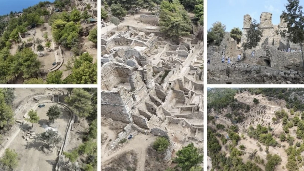 Syedra Antik Kenti'nde 1800 yıllık stadyum gün yüzüne çıkarıldı Syedra Antik Kenti'nde 1800 yıllık stadyum gün yüzüne çıkarıldı