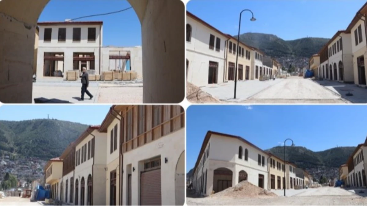 Tarihi çarşı aslına uygun yapılıyor! Tarihi çarşı aslına uygun yapılıyor!