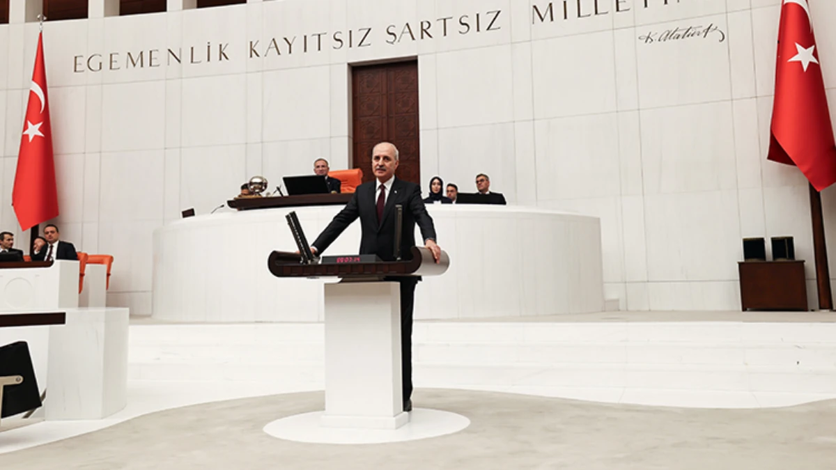 TBMM Başkanlığına Numan Kurtulmuş yeniden seçildi
