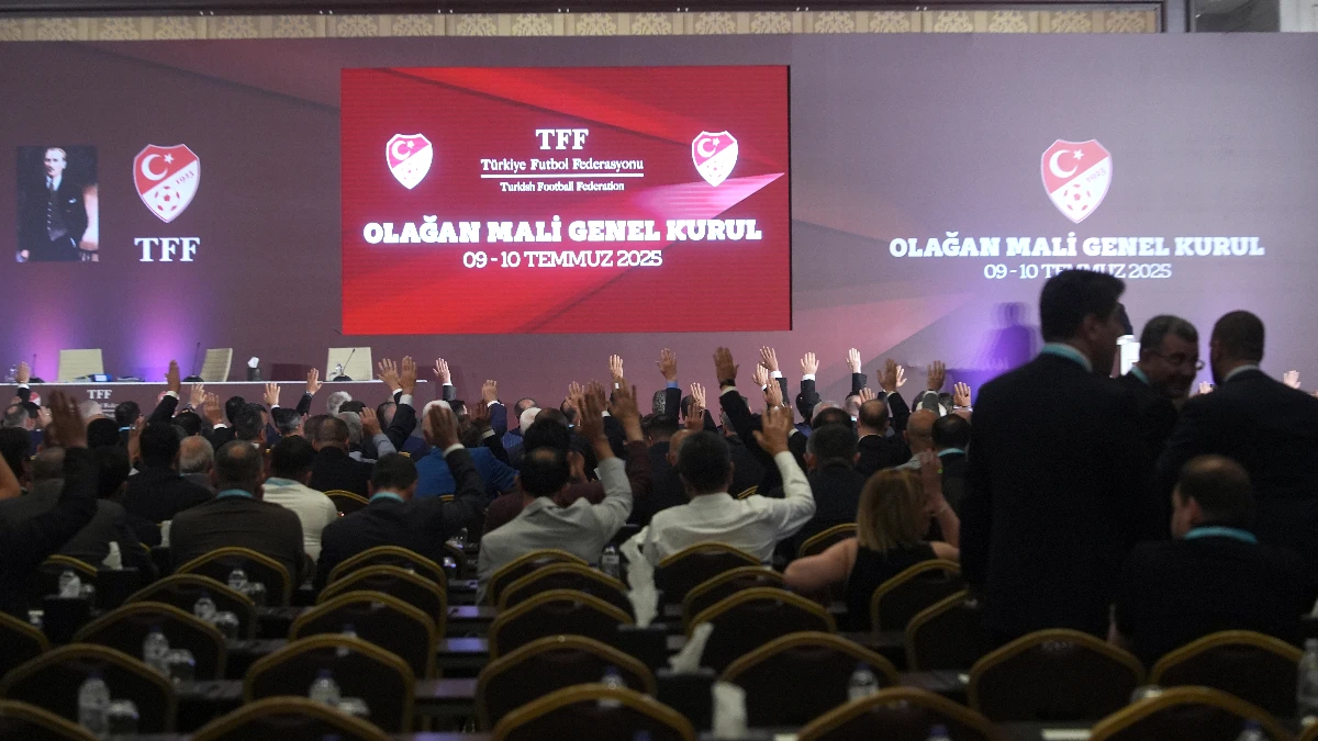 TFF Olağan Mali Genel Kurulu başladı TFF Olağan Mali Genel Kurulu başladı