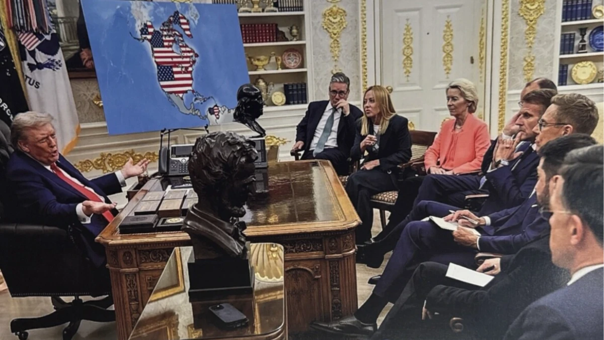 Trump'tan Grönland çıkışı! İki fotoğrafla açıkladı