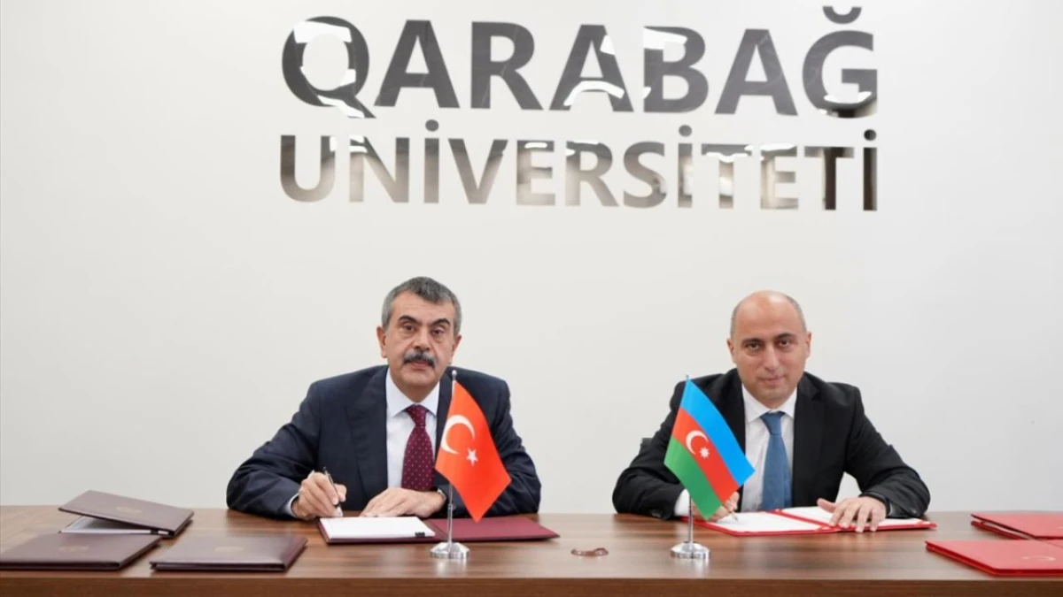 Türkiye ile Azerbaycan arasında mesleki eğitimde iş birliği protokolü imzalandı Türkiye ile Azerbaycan arasında mesleki eğitimde iş birliği protokolü imzalandı