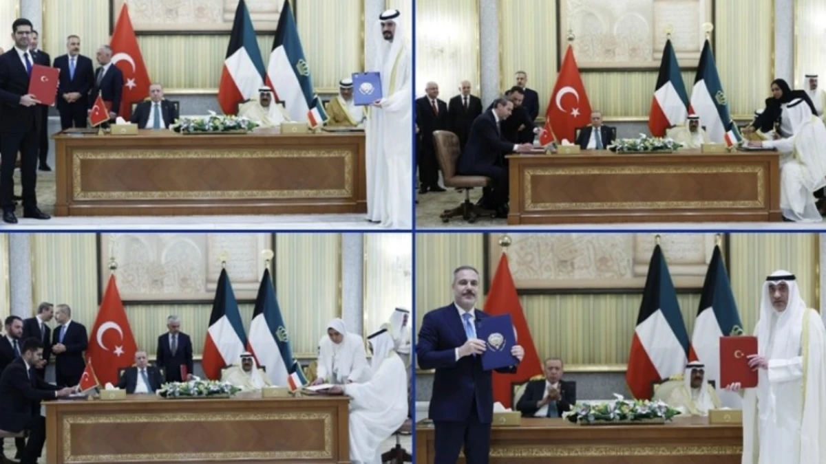 Türkiye ile Kuveyt arasında 4 yeni anlaşma imzalandı: Enerji, deniz taşımacılığı ve yatırımlarda işbirliği Türkiye ile Kuveyt arasında 4 yeni anlaşma imzalandı: Enerji, deniz taşımacılığı ve yatırımlarda işbirliği