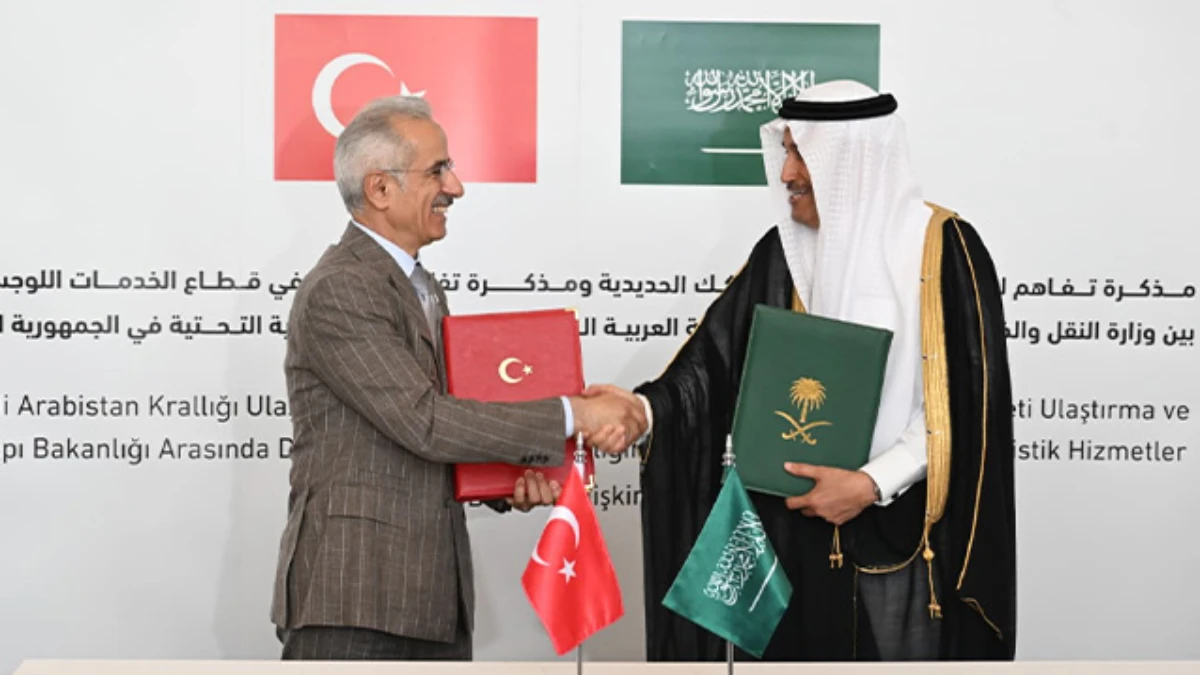 Türkiye ile Suudi Arabistan'dan demiryolu ve lojistik imzası: Körfez bölgesine erişim kolaylaşacak Türkiye ile Suudi Arabistan'dan demiryolu ve lojistik imzası: Körfez bölgesine erişim kolaylaşacak