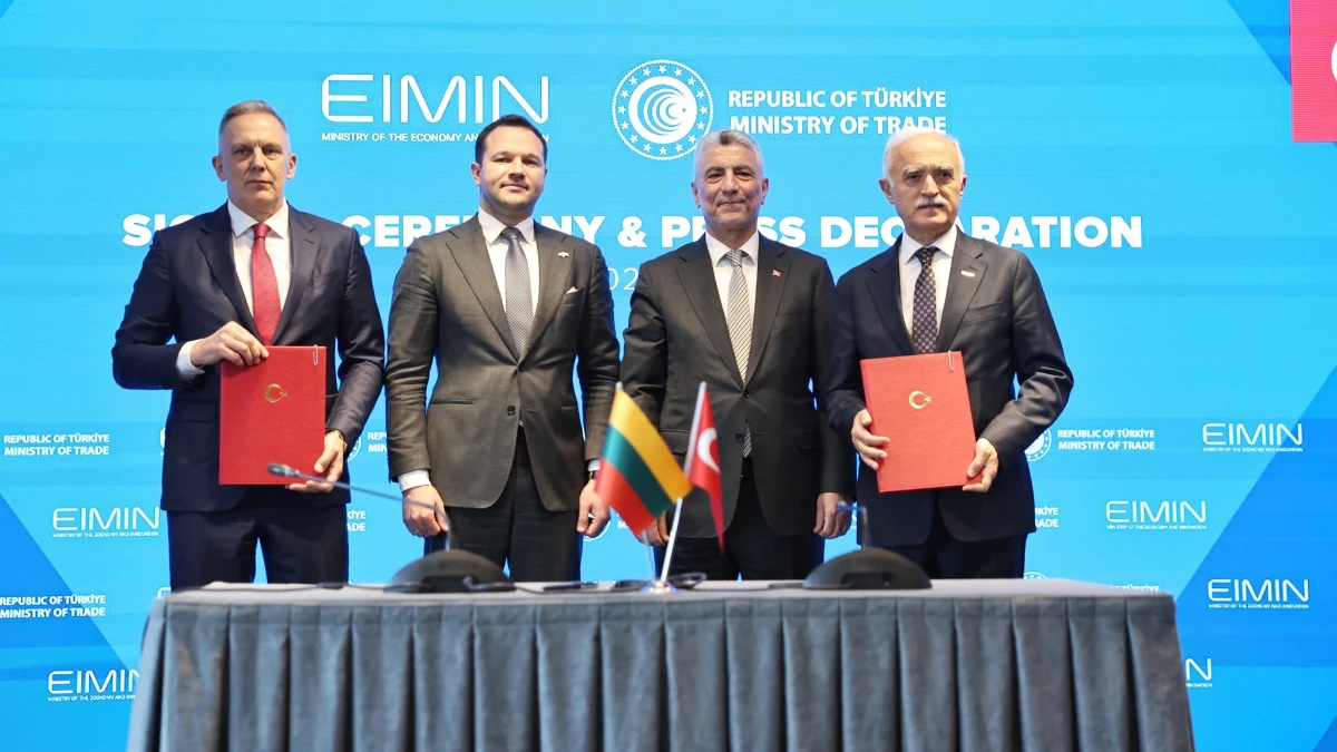 Türkiye ve Litvanya JETCO Protokolü imzaladı: Ticaret hacmi hedefi 1,5 milyar dolara yükseltildi