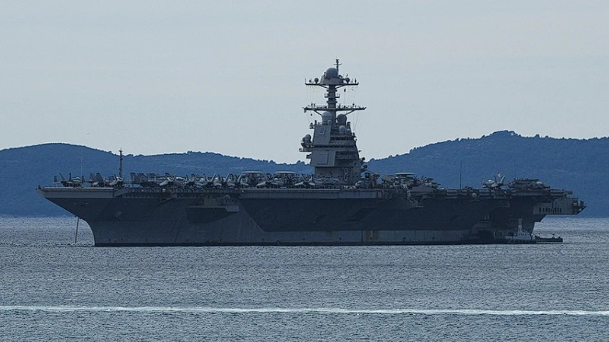 USS Gerald Ford Hırvatistan’da: Split Limanı’nda bakım süreci başladı USS Gerald Ford Hırvatistan’da: Split Limanı’nda bakım süreci başladı