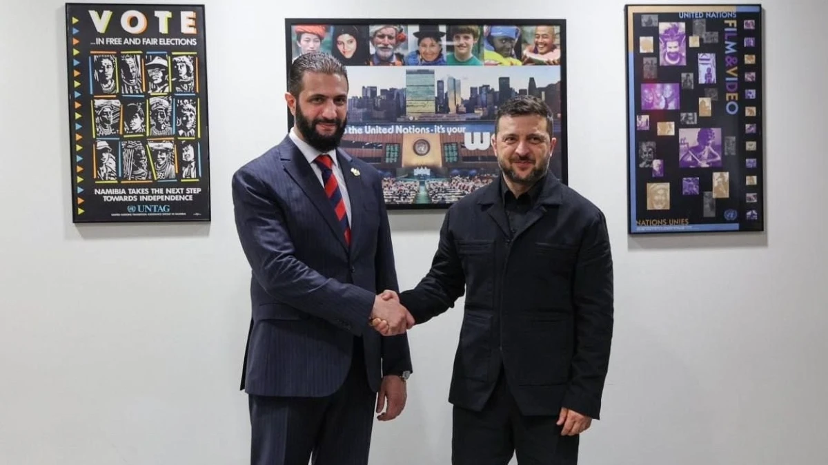 Zelenskiy ve Şara New York’ta görüştü! Zelenskiy ve Şara New York’ta görüştü!
