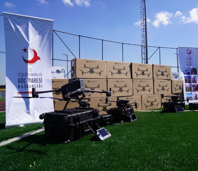 Sınır güvenliği için termal kameralı 391 dron envantere alındı