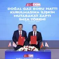 Türkiye ile KKTC arasında doğal gaz hattı için imzalar atıldı