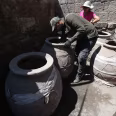 Selçuklu Çarşısı'ndaki kazılarda 5 büyük küplü erzak deposuna ulaşıldı Selçuklu Çarşısı'ndaki kazılarda 5 büyük küplü erzak deposuna ulaşıldı
