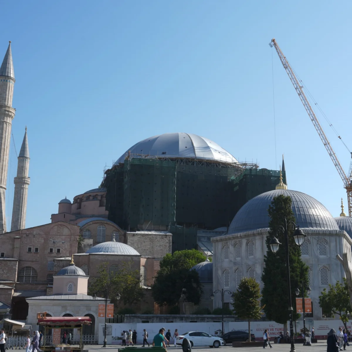 Ayasofya Camii restorasyonunda yeni etap