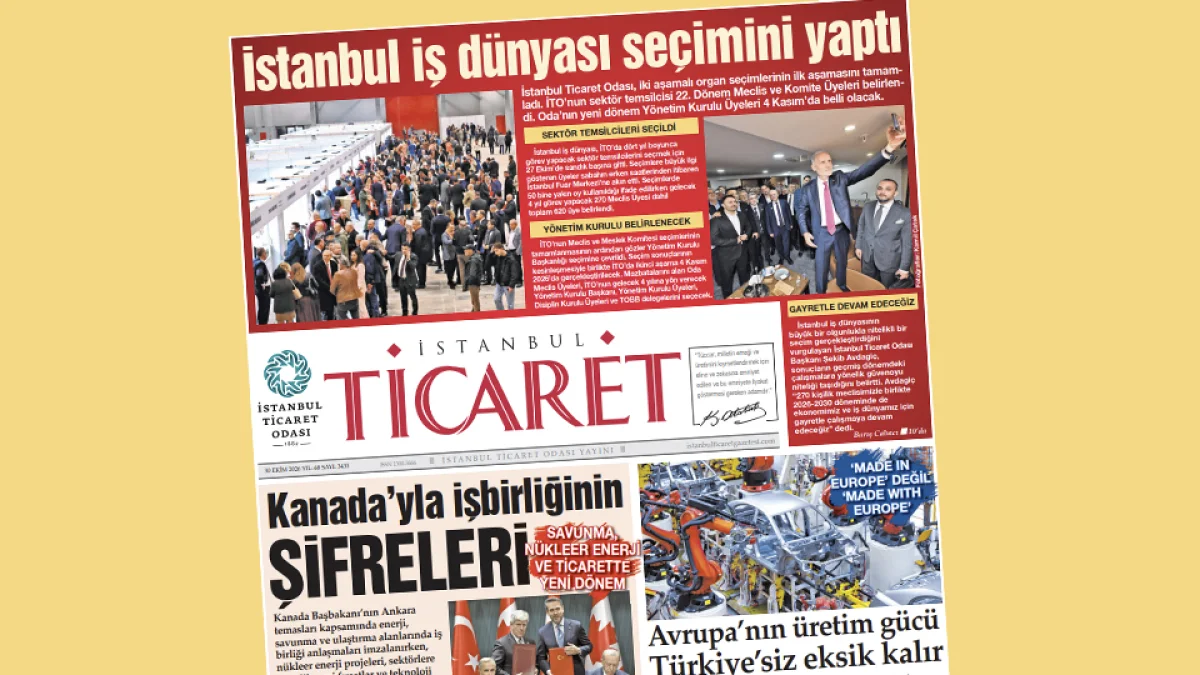 İstanbul Ticaret Gazetesi'nin 3433. sayısı yayımlandı! İstanbul Ticaret Gazetesi'nin 3433. sayısı yayımlandı!